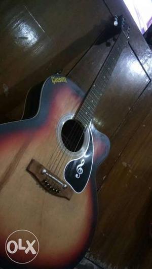 Guitar Sunburst Gibson Cutaway Acoustic Guitar with original
