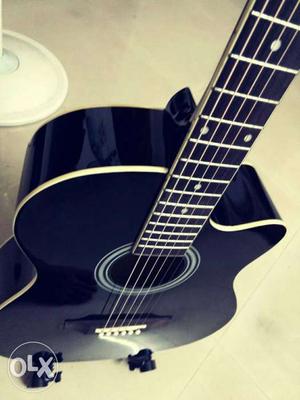 Not used accoustic guitar with bag