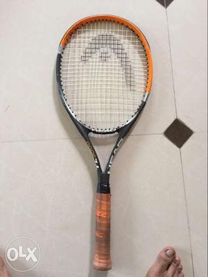 Orange And Black Head Lawn Tennis Racket