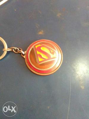 Red Superman Keychain