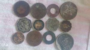 Round Nickel And Copper Coin Collection