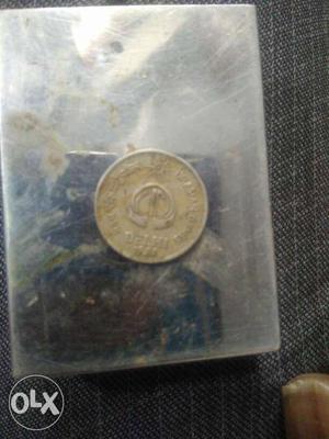 Round Silver Delhi Coin