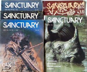 SANCTUARY Magazines -  years back issues - For Sale