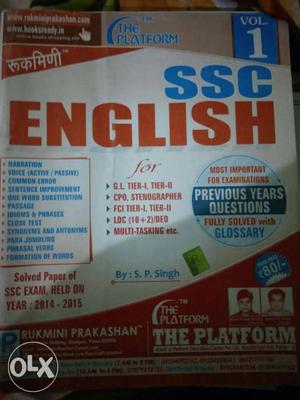 SSC English+ SSC Maths (Volume 1 Book)