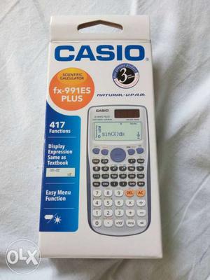Scientific calculator fx _991ES plus  newly with 1 year
