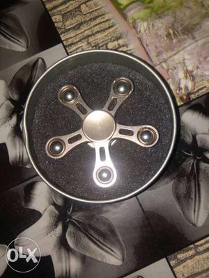 Silver Five-winged Hand Spinner