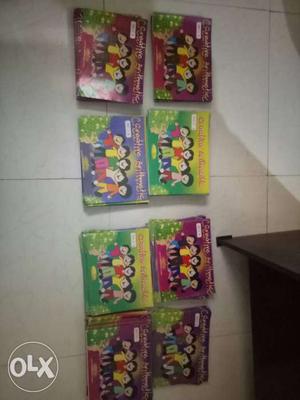 126 abacus book 35 rs each. from level 2-6.set a