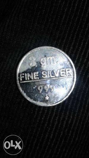 3 GM Fine Silver 999 Coin