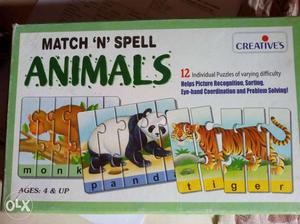 Animal spelling puzzle for ur kid nice