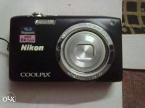Black And Silver Nikon Coolpix