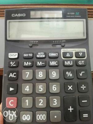 Black Casio Desk Calculator