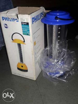 Blue Philips Portable Solar Lamp With Box