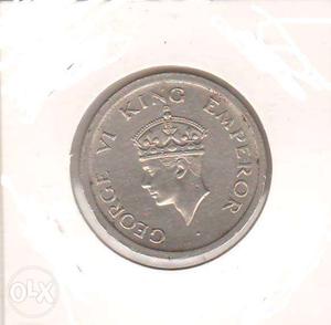 British india 1 rupee coin
