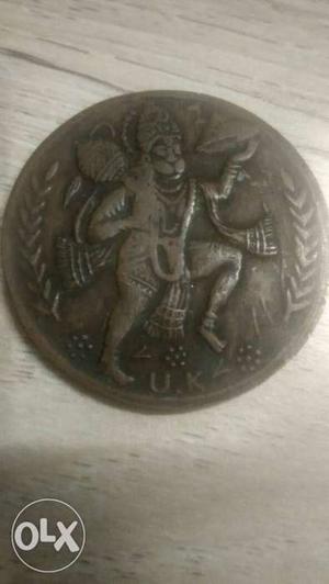 Bronze coin of British Empire year  it's