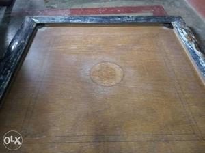 Brown And Black Carrom Table