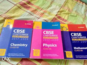 CBSE Chemistry, Physics And Mathematics Books