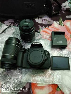 Canon 700d with 2 lances like brand new condition and all