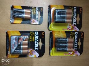 Duracell batteries, total 18 cells for 300
