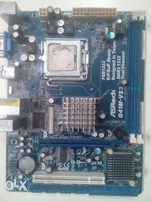 Fresh Asrock G41 DDR3+core2duo 3ghz +fan 