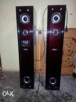 Intex speakers with very good sound...one Mike