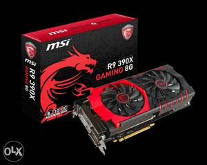 MSI RX 8GB graphics card with warranty