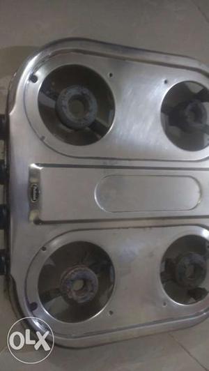 Padmini gas stove with 4 burners just 3 yrs old