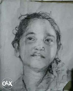 Pencil portrait interested person can order me