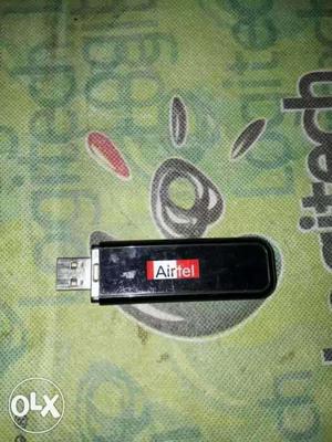 Red And Black Airtel Broadband Stick