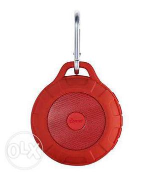 Round Red Bluetooth Speaker