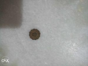 Scalloped Edge Copper Coin
