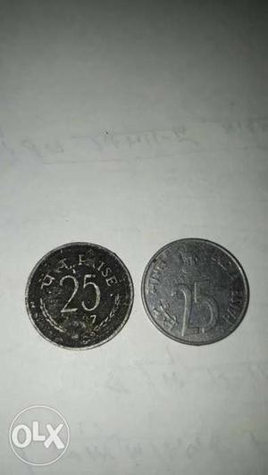 Sell old 25 paisa coins
