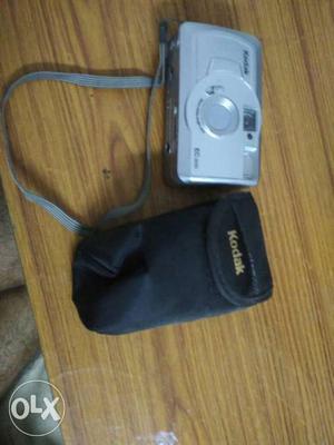 Silver Kodak Point And Shoot Camera