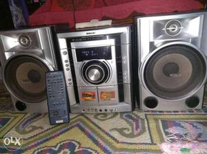 Silver Sony Stereo Compon Ent