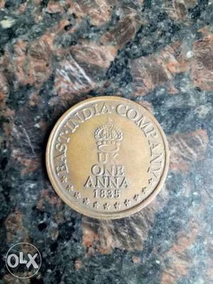  UK One Anna Coin