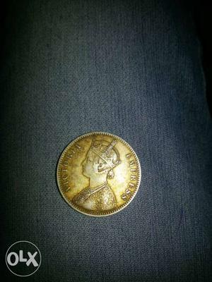 Victoria Empress Round coin