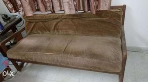 3 Seater Saag wooden Sofa