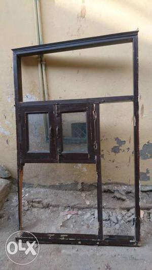 41"x 66" wooden frame with one window excellent