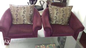 5 seater sofa set in good condition.