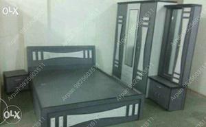 Black Wooden Bedroom Set