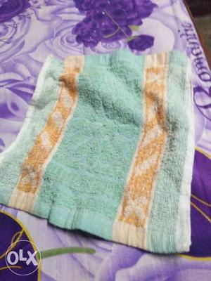 Blue And Brown Washcloth