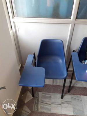 Blue School Desk Armchair