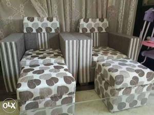 Brand New 2 Sofas with 2 small seater(Mudha)