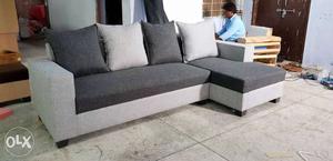 Brand new l shape 5 sitter sofa in hevay density foam wd 5