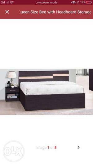 Brown Wooden Bed