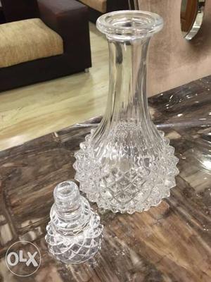 Crystal decanter, set of 2