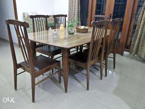 Dining Table Set 6 seater (6' x 4')