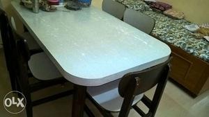 Gray Wooden Table
