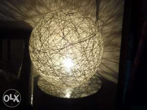 Hand made thread lamp shade