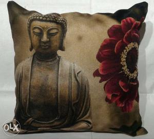 Jute cushion covers, 16x16 size, set of 5 pcs, in