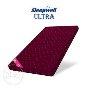 Maroon Sleepwell Ultra Fabric Mattress